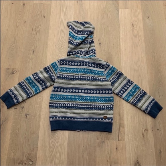 Tea Collection Vietri Sul Mare Zip Up Hoodie Sweatshirt Little Boys Baby Toddler - Picture 6 of 11